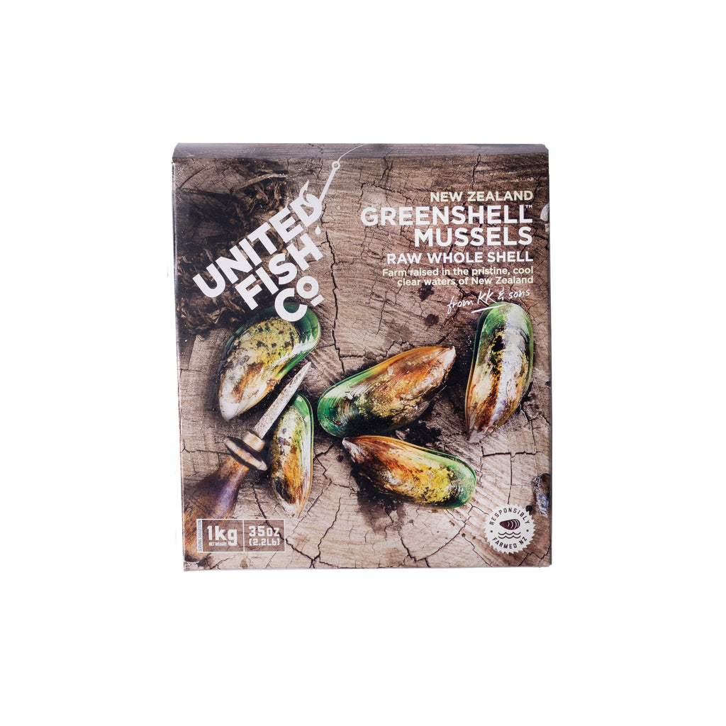 New Zealand Greenshell Mussels - Frozen(1kg pack) 